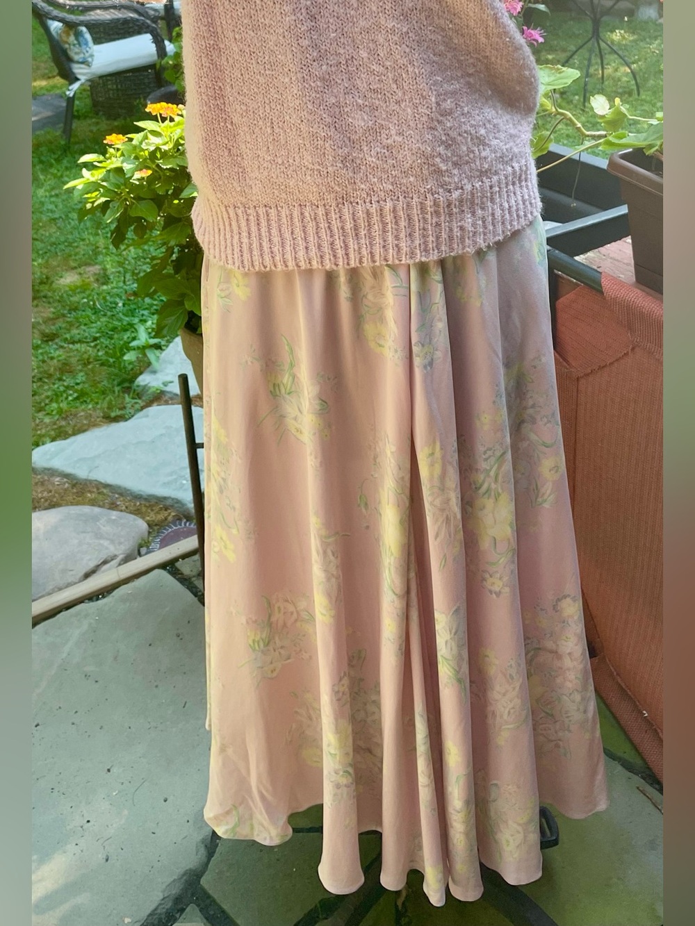 Ralph Lauren Purple Label 100% Silk Floral Midi - Picture 9 of 17